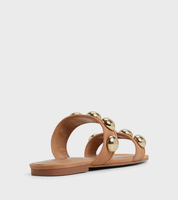 Aldo  heatwave-ready-w - Tan Flat Sandals
