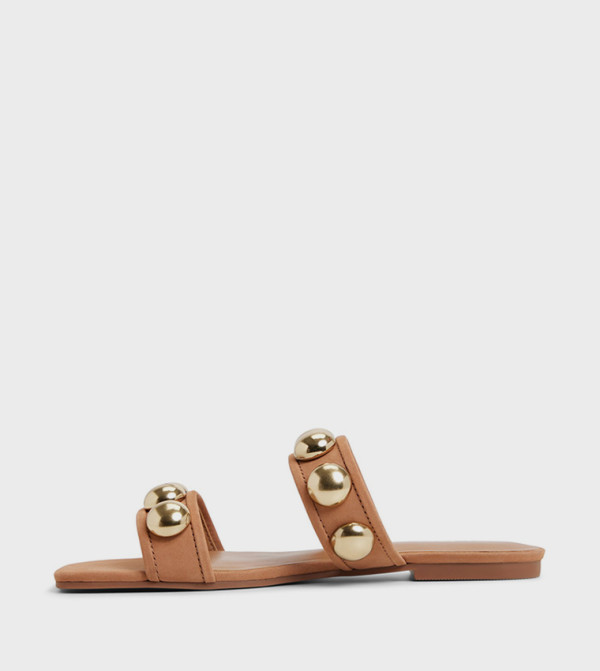 Aldo  heatwave-ready-w - Tan Flat Sandals