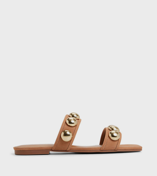 Aldo  heatwave-ready-w - Tan Flat Sandals