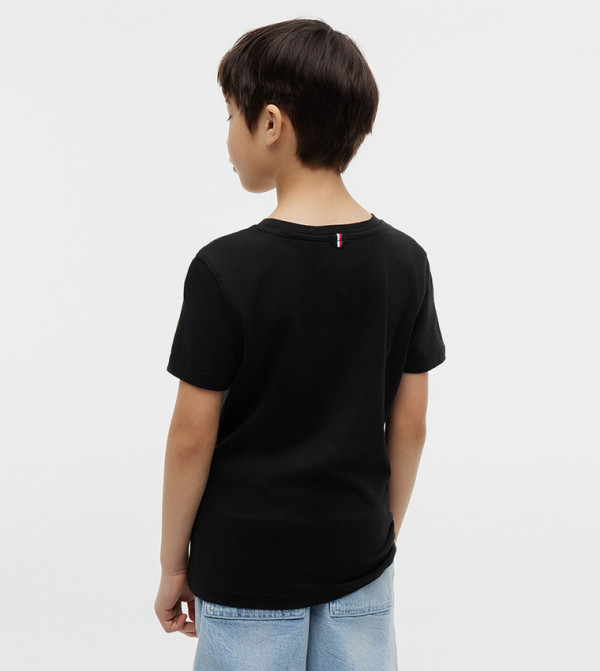 Tommy Hilfiger holiday-ready-k - BLACK T-shirts