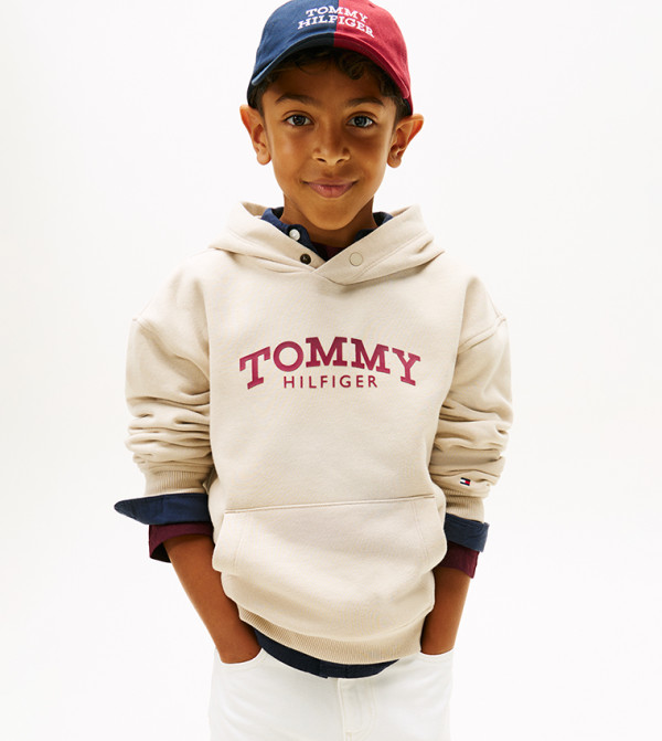 Tommy Hilfiger  preppy-layers - Beige Hoodies