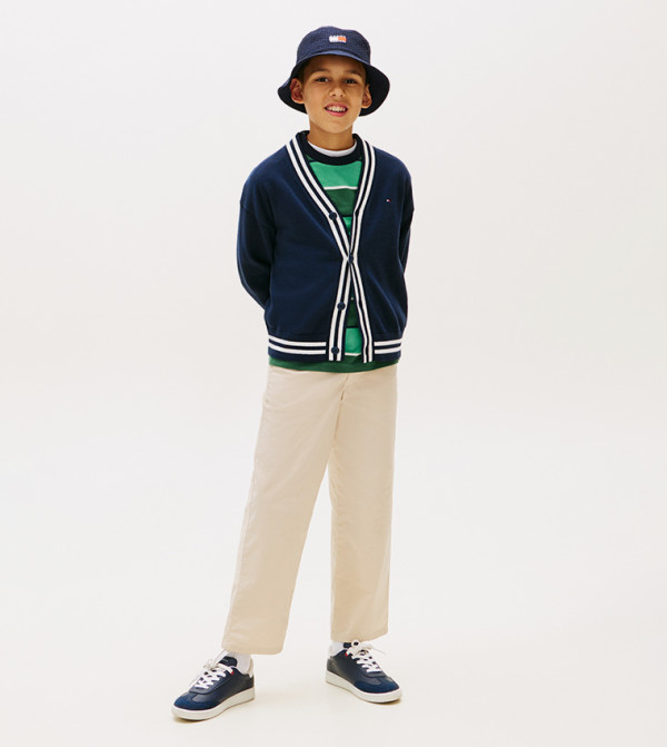 تومي هيلفيغر  relaxed-denim-cargo - بيج السراويل