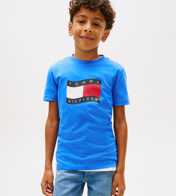 تومي هيلفيغر  ملابس - أزرق T-shirts