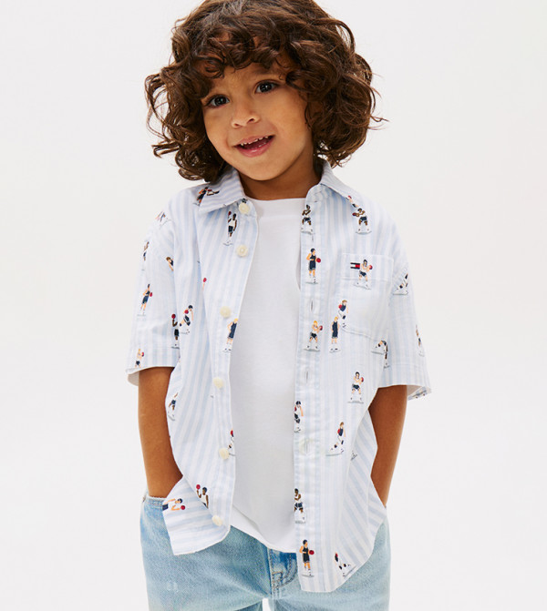 Tommy Hilfiger  Topwear - Blue Shirts