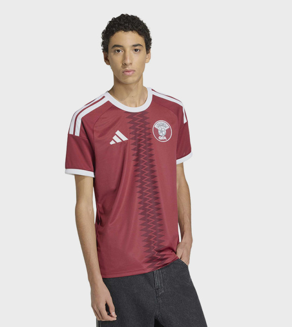 Adidas  - Burgundy T-Shirts & Vests