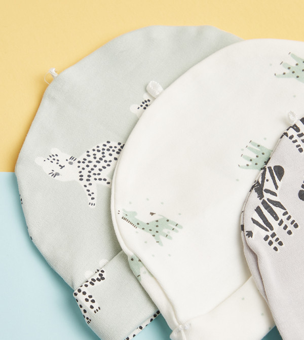 BABIES & MORE  Caps & Mittens - Multi Caps & Mittens