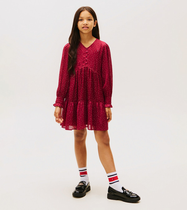 Tommy Hilfiger  Dresses - Red Casual Dress