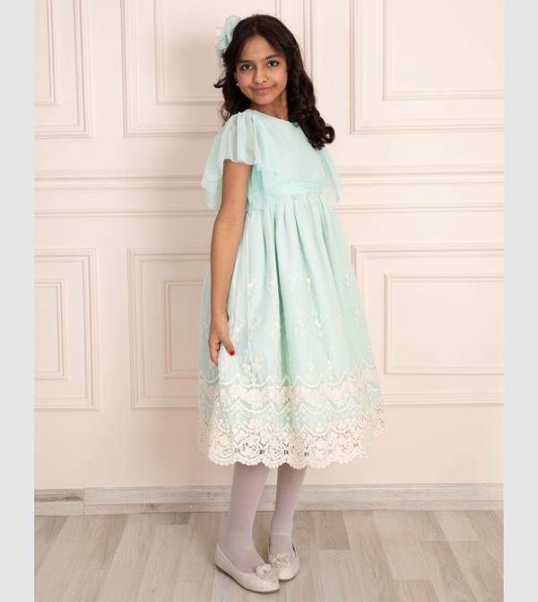 Kholud Kids  Party Dress - Blue Party Dress