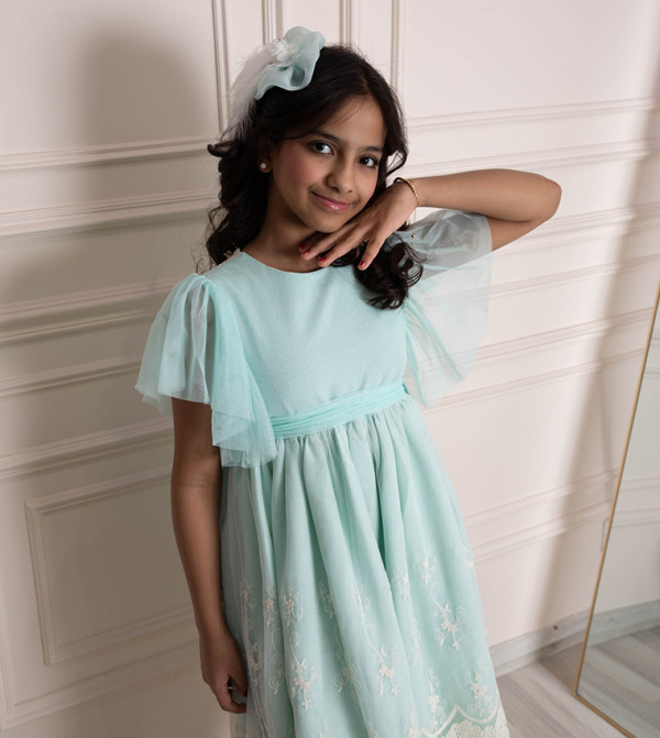Kholud Kids  Party Dress - Blue Party Dress