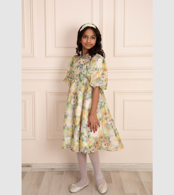 Kholud Kids  Party Dress - Multi Party Dress