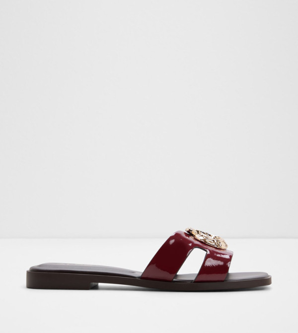 Aldo  Sandals - Burgundy Flat Sandals