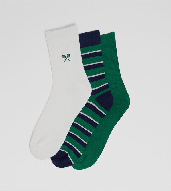 ألدو أكسيسوريز جوارب - أخضر Calf Length Socks