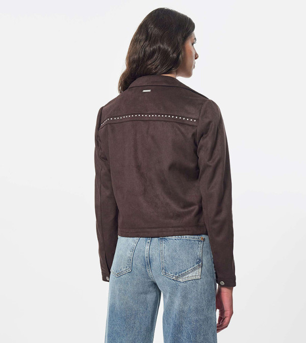 Kaporal Biker & Bomber Jackets - Brown Biker & Bomber Jackets