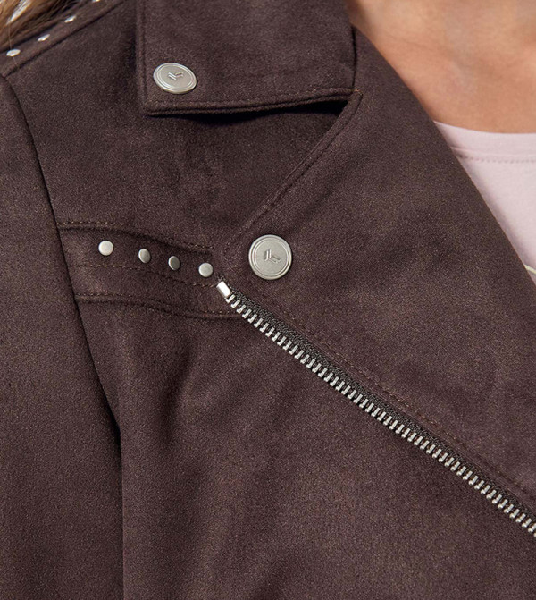 Kaporal Biker & Bomber Jackets - Brown Biker & Bomber Jackets