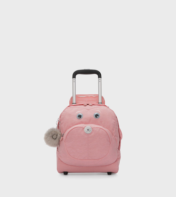 كيبلينج  حقيبة ظهر بعجلات - وردي حقيبة ظهر بعجلات