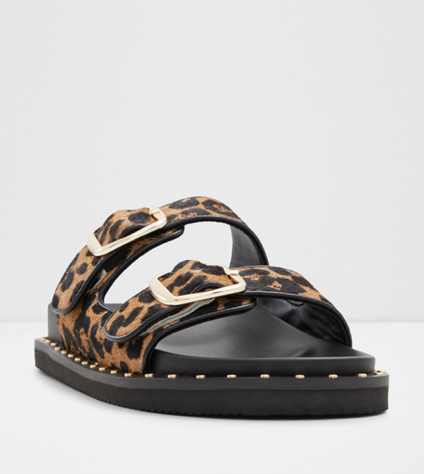 Aldo caution-hottest-deals-om - Brown Flat Sandals