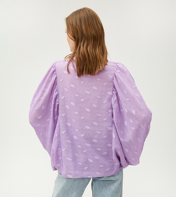 Koton Clothing - Purple Tops & Blouses