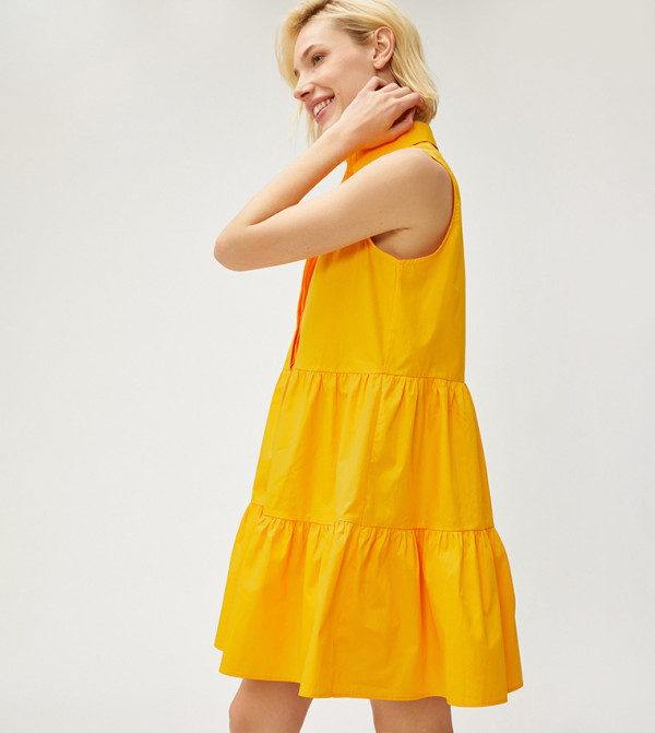 كوتون  pastel-dresses-march - برتقالي  فساتين كاجوال