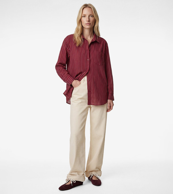 Koton  summer-tailoring - Burgundy Shirts