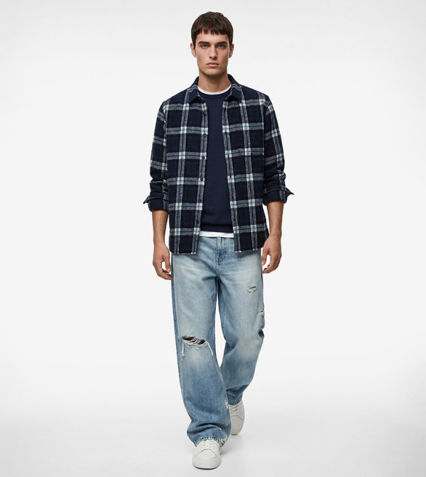 Koton  Shirts - Navy Long Sleeves