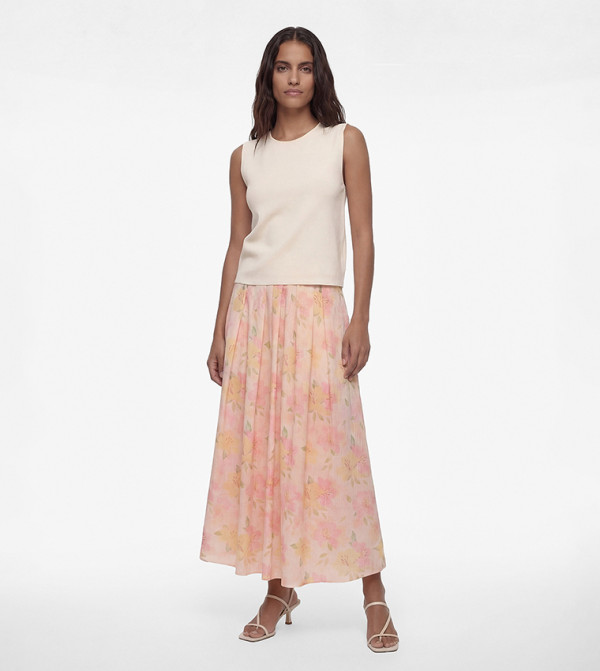 كوتون  تنانير ميدي - وردي Midi Skirts