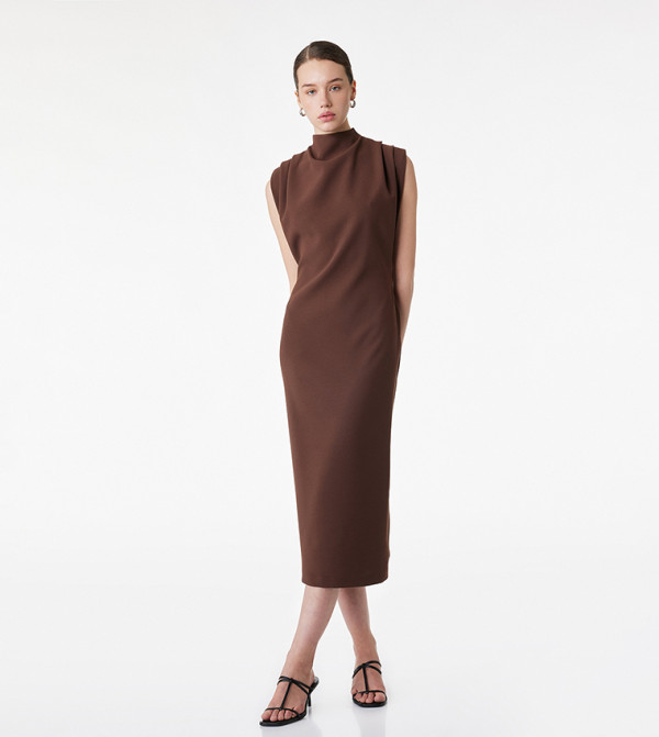 كوتون كوتون - بني Midi Dresses