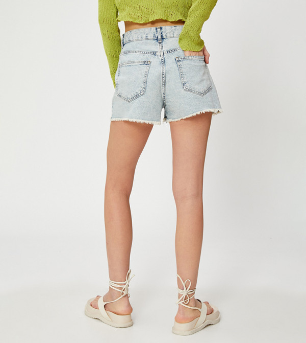 Koton  Denim shorts - Indigo Denim shorts