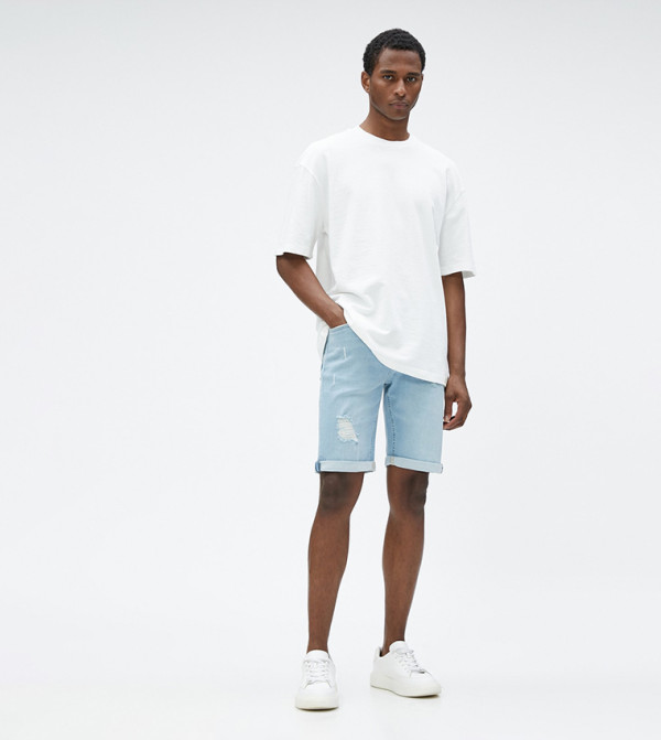 Koton  Denim Shorts - Blue Denim shorts