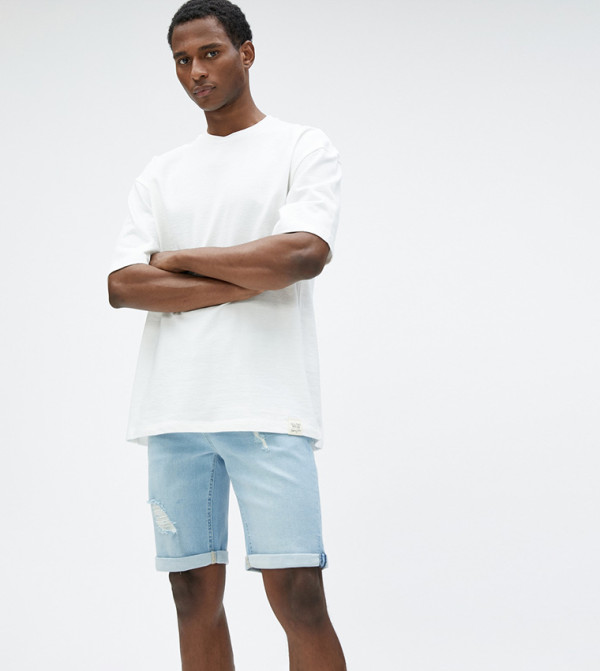 Koton  Denim Shorts - Blue Denim shorts