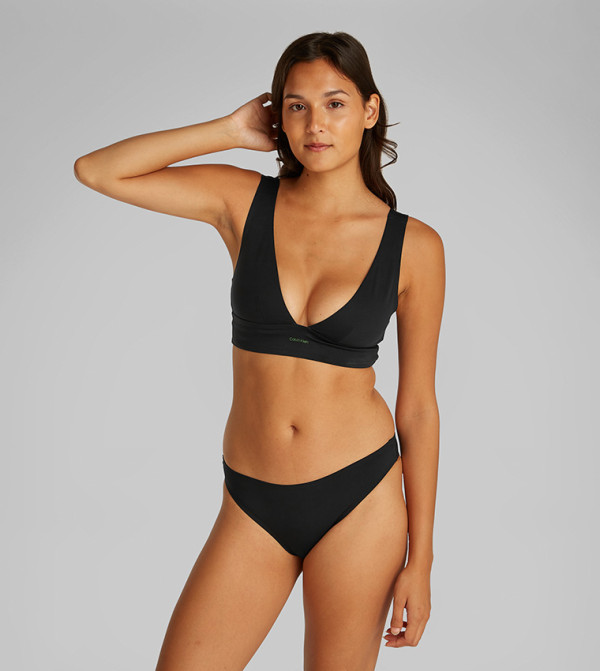 كالفين كلاين  سراويل بكيني  - أسود Bikini Bottoms