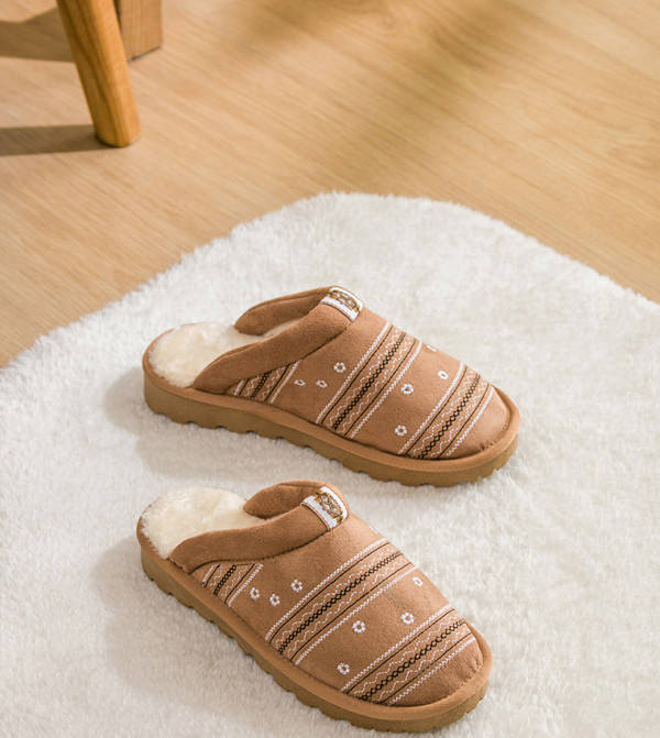 LC Waikiki  Shoes - Brown Bedroom Slippers