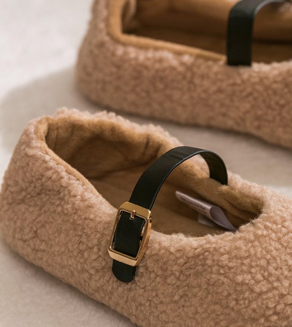 LC Waikiki  Shoes - Camel Bedroom Slippers