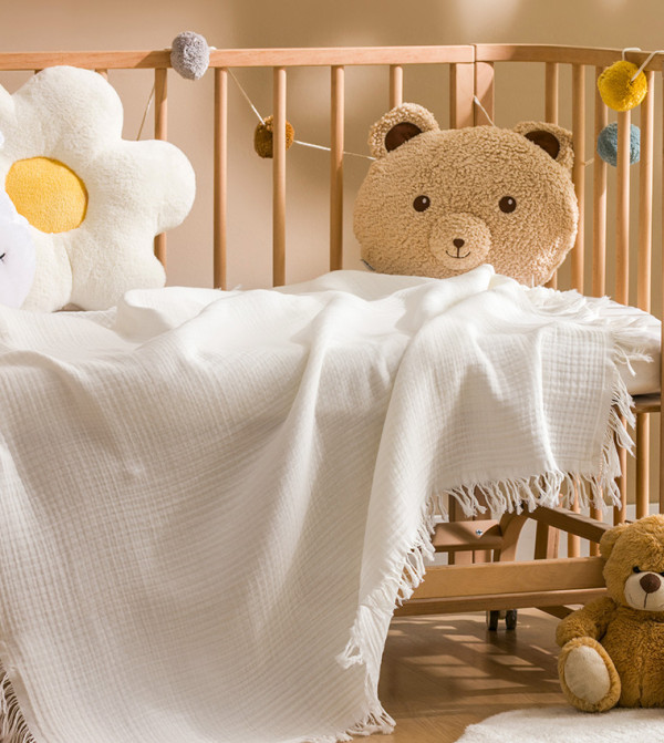 LC Waikiki  Nursery - Ecru Blankets, Quilts & Wraps