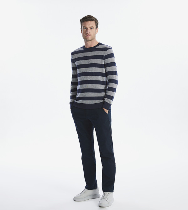اٍل سي واي كيكي  سترات بياقة دائرية - متعدد Round Neck Sweaters