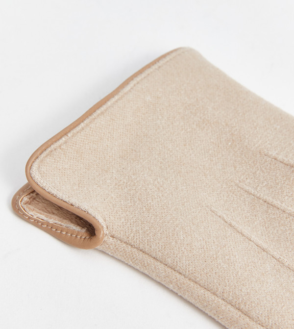 اٍل سي واي كيكي  قفازات - بيج فاتح  Knit