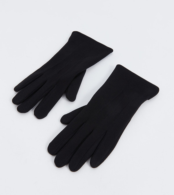 LC Waikiki  Gloves - Black Knit
