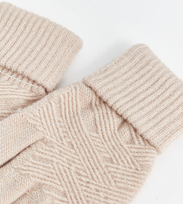 LC Waikiki  Gloves - Beige Knit