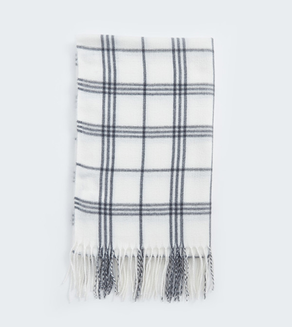 LC Waikiki  Scarves - Ecru Woven Scarves