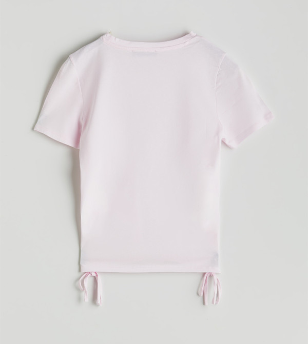 LC Waikiki  T-Shirts - Pink Short Sleeve T-Shirts