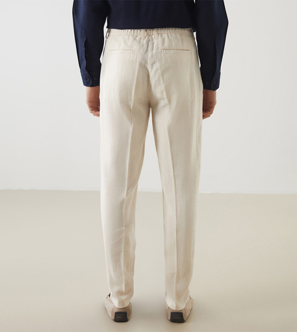 اٍل سي واي كيكي  ملابس - بيج بنطال كاجوال