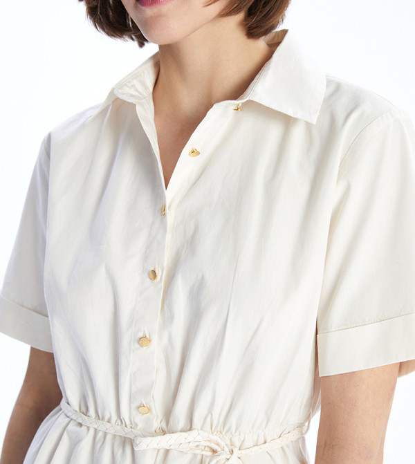 LC Waikiki  Clothing - Beige Shirt & T-Shirt Dresses