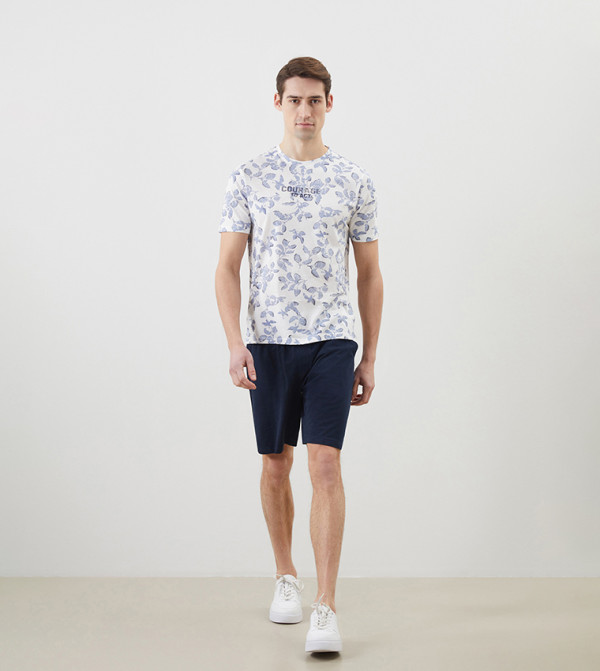 LC Waikiki  Casual Shorts - Navy Casual Shorts