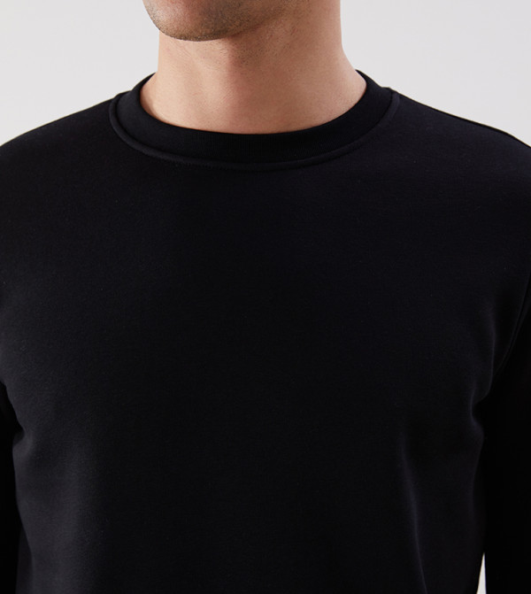 LC Waikiki  Sweatshirts - Black Sweatshirts