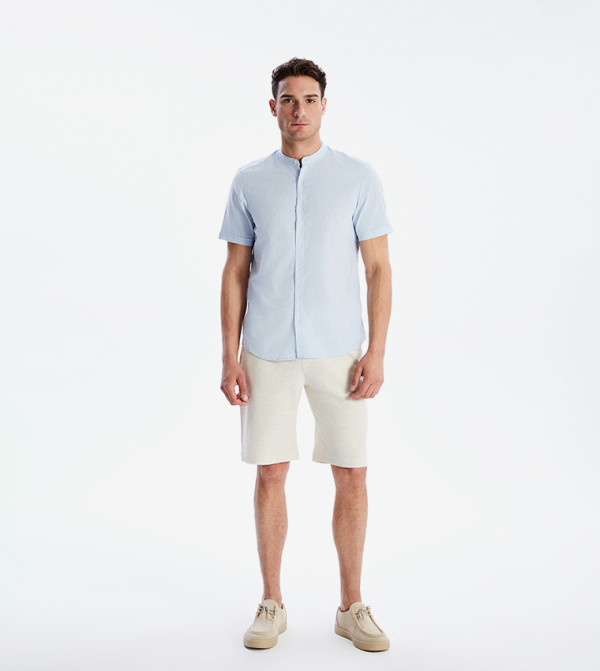 LC Waikiki Short Sleeves - Blue Short Sleeves