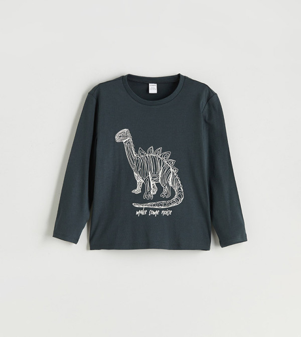 LC Waikiki  heatwave-ready-k - Charcoal T-shirts