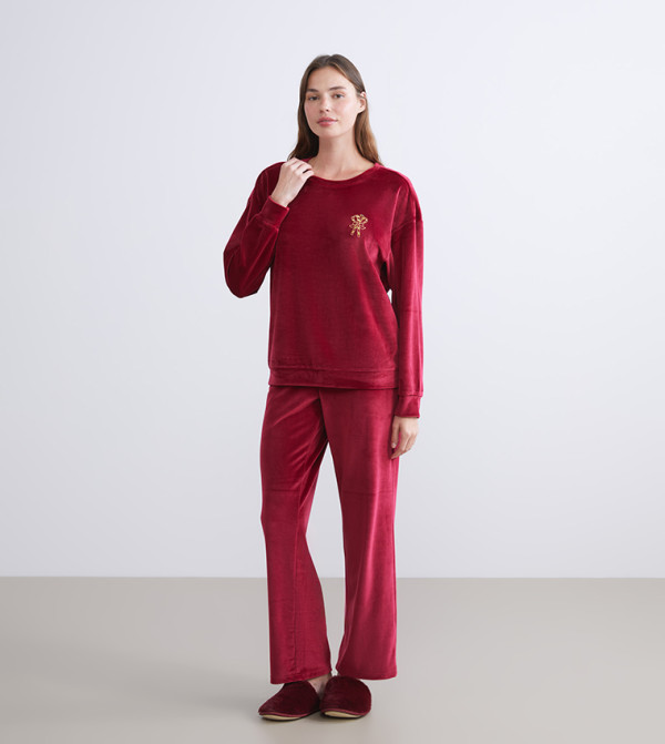 LC Waikiki  Pyjama Set - Red Pyjama Set
