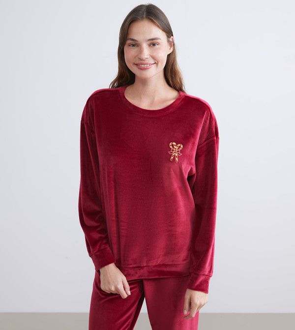 LC Waikiki  Pyjama Set - Red Pyjama Set