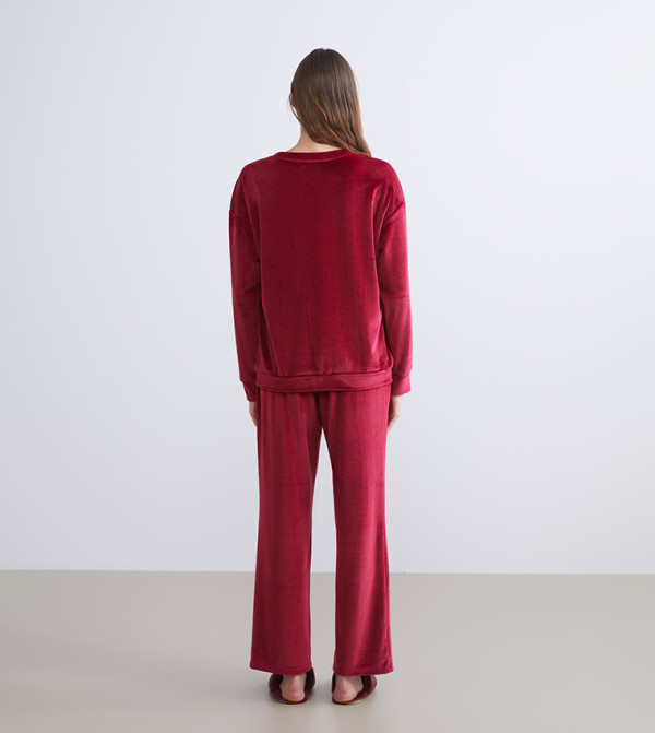 LC Waikiki  Pyjama Set - Red Pyjama Set