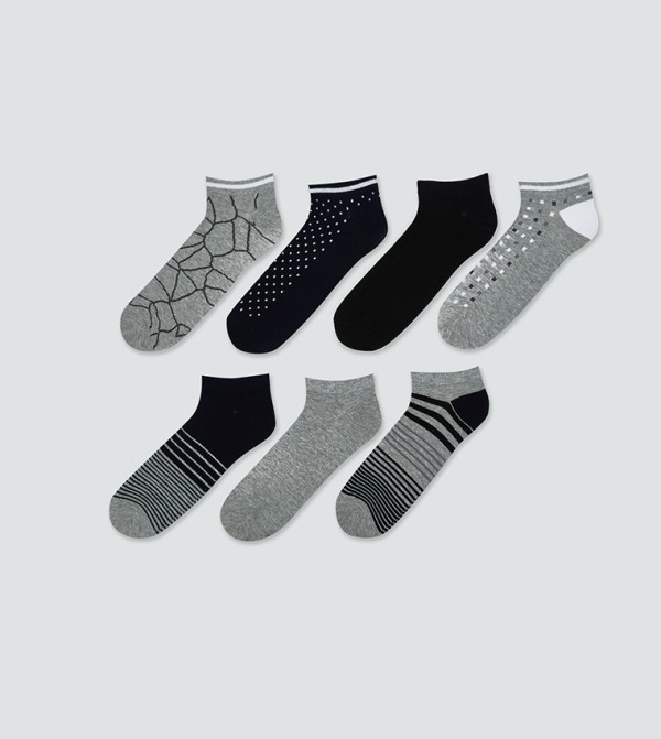 اٍل سي واي كيكي  جوارب   - متعدد Ankle Length Socks