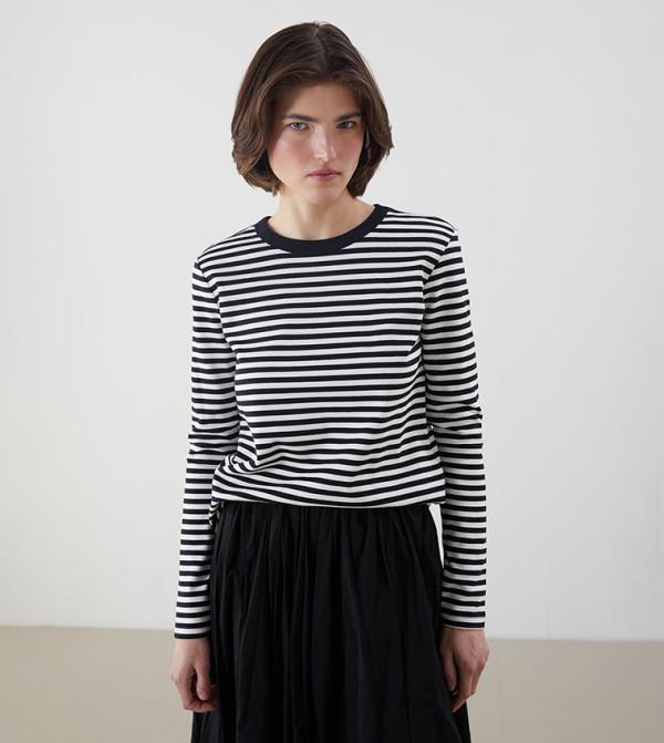 LC Waikiki  T-Shirts - Multi Long Sleeve T-Shirts